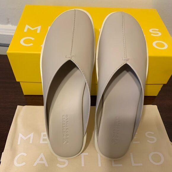 Mercedes Castillo top grain leather upper/lining cushioned Mule size 6/36, NWT - Picture 3 of 15